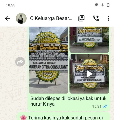 Pengiriman Papan Bunga Duka Semanan