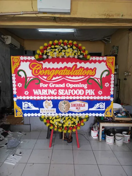Papan Bunga Ucapan Selamat Semanan